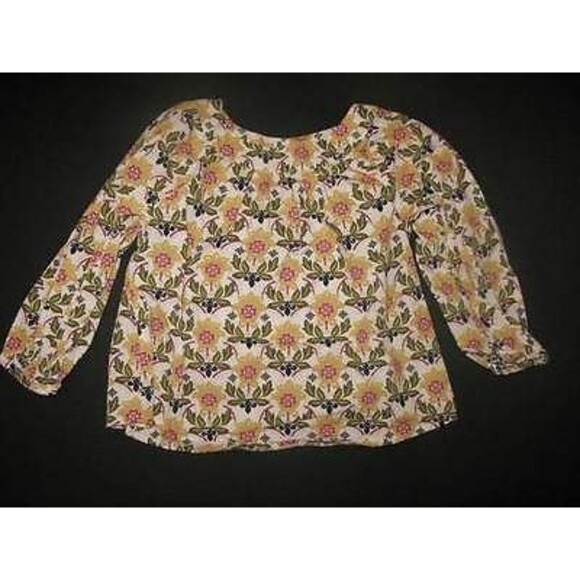 Gymboree royal gardens equestrian club flower top shirt bootcut jeans pants 5 5T - Picture 2 of 3